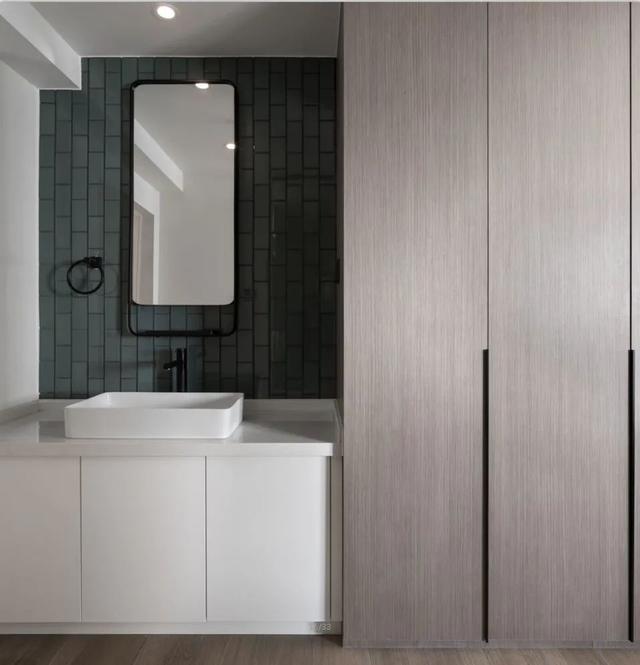 酒店公寓裝修效果圖(35㎡酒店式開間單身公寓，半平米都沒浪費，還裝得很有檔次)(圖3)