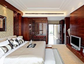 臥室電視墻設(shè)計(jì)圖片 2020主臥室電視柜效果圖